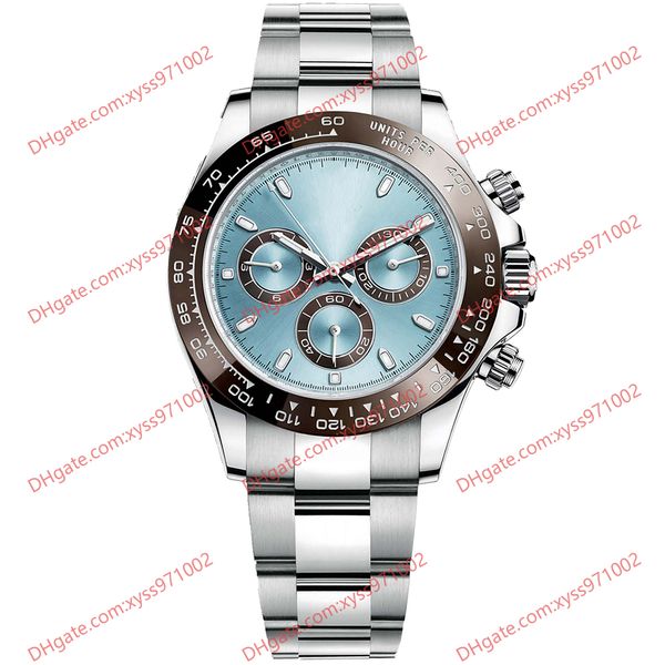 men's watch highquality factory asia 2813 automatic mechanical watch 116506 40mm light blue dial fashionable brown ceramic bezel stainl, Slivery;brown
men's watch highquality factory asia 2813 automatic mechanical watch 116506 40mm light blue dial fashionable brown ceramic bezel stainl, Slivery;brown