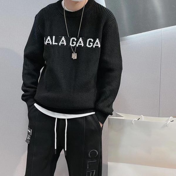 men designer hoodie fashion allover letter cotton knitted sweater multiple colour thick warm knitwear fashion streetwear pullover, White;black
men designer hoodie fashion allover letter cotton knitted sweater multiple colour thick warm knitwear fashion streetwear pullover, White;black