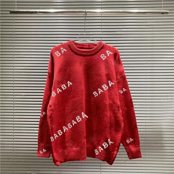 men women designer sweaters fashion streetwear pullover loose sweater street fashion letter design simple style couple outfit, White;black
men women designer sweaters fashion streetwear pullover loose sweater street fashion letter design simple style couple outfit, White;black