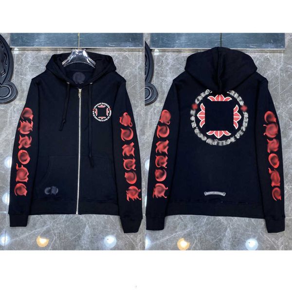 loose fashion mens sweatshirts classic brand ch designer hoodie horseshoe sanskrit print luxury zipper jacket pullover hooded coat 7tig, Black
loose fashion mens sweatshirts classic brand ch designer hoodie horseshoe sanskrit print luxury zipper jacket pullover hooded coat 7tig, Black