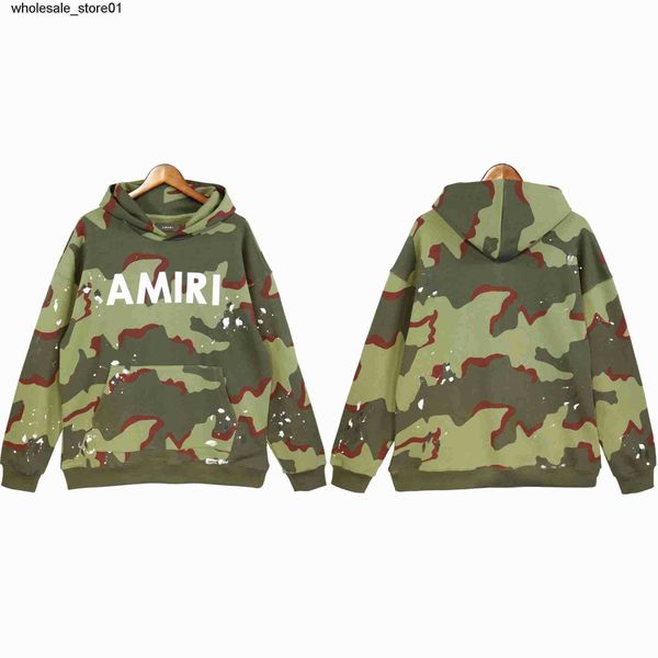 men's hoodies designer sweatshirts amirs winter new camouflage hand-painted hooded sweater men women loose fashion couple casual, Black
men's hoodies designer sweatshirts amirs winter new camouflage hand-painted hooded sweater men women loose fashion couple casual, Black