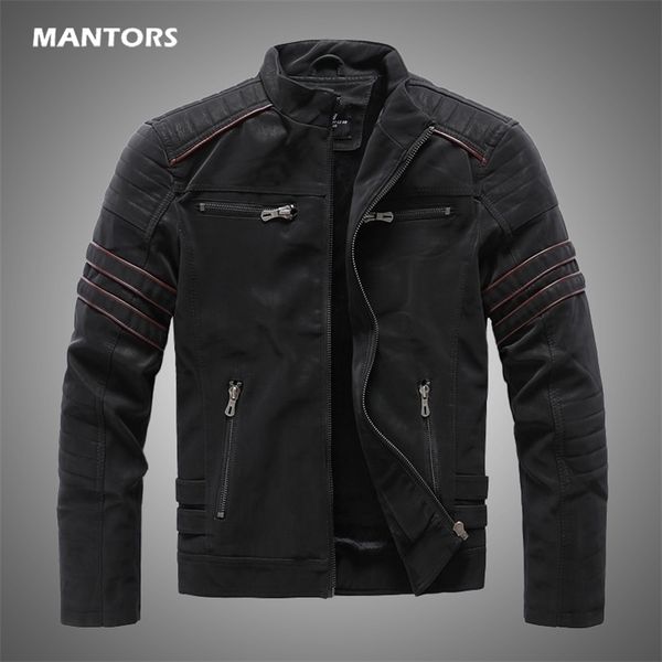 men's leather faux men winter brand jacket casual motorcycle inner fleece pu coat jackets mens clothing streetwear 221010, Black
men's leather faux men winter brand jacket casual motorcycle inner fleece pu coat jackets mens clothing streetwear 221010, Black