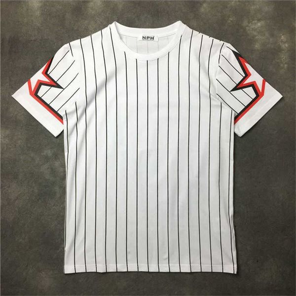 mens t shirt men women pentagram star short sleeve striped printing t shirt mens shirts tees size s-xxl, White;black
mens t shirt men women pentagram star short sleeve striped printing t shirt mens shirts tees size s-xxl, White;black