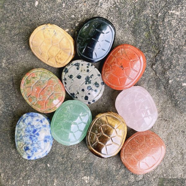 stone natural crystal stone turtle shell statue carving rose quartz handmade crafts mini figurine reiki crystals gem gift home orname dhsrb, Black
stone natural crystal stone turtle shell statue carving rose quartz handmade crafts mini figurine reiki crystals gem gift home orname dhsrb, Black