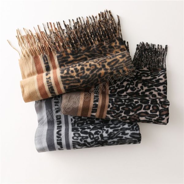 luxury leopard print scarf autumn winter women warm cashmere women long pashmina foulard femme scarves lady tassel shawl wraps, Blue;gray
luxury leopard print scarf autumn winter women warm cashmere women long pashmina foulard femme scarves lady tassel shawl wraps, Blue;gray