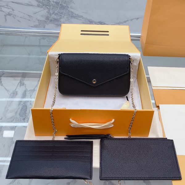 felicie pochette bags luxury designer handbag chain leather wallet ladies shoulder crossbody bag flap purse wallet with box
felicie pochette bags luxury designer handbag chain leather wallet ladies shoulder crossbody bag flap purse wallet with box