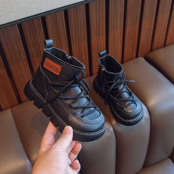 child tide boots for girls retro fashion spring solid color 2022 new casual thick-soled boys ankle classic britain style l221011, Black;grey
child tide boots for girls retro fashion spring solid color 2022 new casual thick-soled boys ankle classic britain style l221011, Black;grey