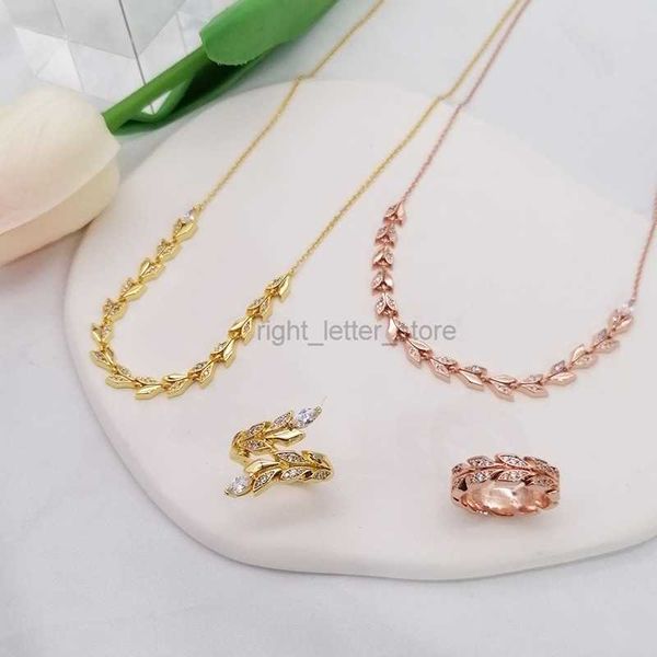 strands strings luxury boutique rose gold leaf necklace gold ring 925 sterling silver fashion classic holiday gifts for girls with box g2209, Black
strands strings luxury boutique rose gold leaf necklace gold ring 925 sterling silver fashion classic holiday gifts for girls with box g2209, Black