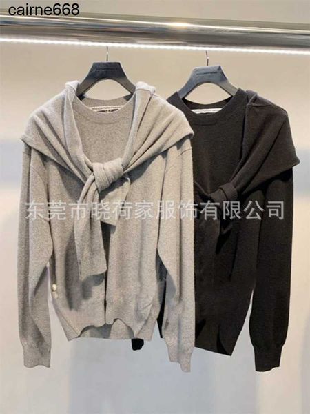 designer women's hoodies sweatshirts autumn new style fake two piece set bound sleeves alexanders women's knitted fashion wangs, Black
designer women's hoodies sweatshirts autumn new style fake two piece set bound sleeves alexanders women's knitted fashion wangs, Black