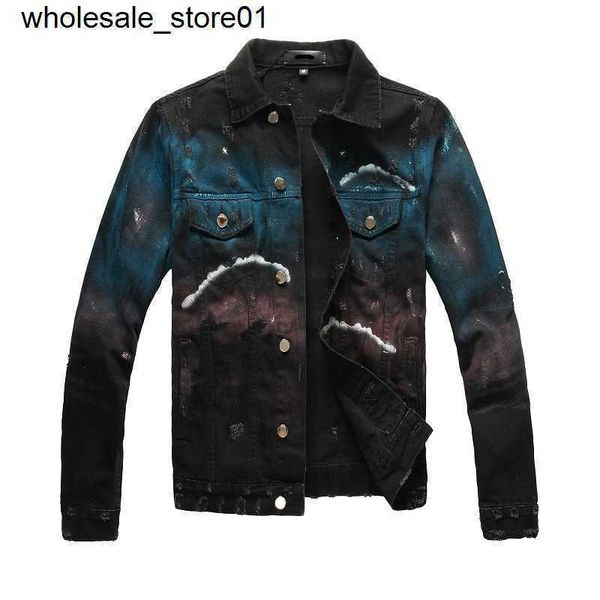 new men's jackets designer amirs fashion brand hand painted graffiti slim fit denim jacket men's streetwear jacket, Black;brown
new men's jackets designer amirs fashion brand hand painted graffiti slim fit denim jacket men's streetwear jacket, Black;brown