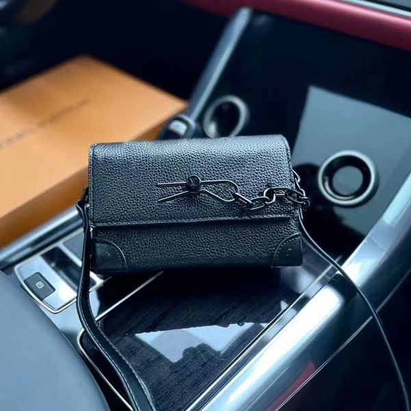 2023 plaid brand wallet 5a evening bag postman for men and women black leather handmade classic luxury chain fashion designer shoulder bag w
2023 plaid brand wallet 5a evening bag postman for men and women black leather handmade classic luxury chain fashion designer shoulder bag w