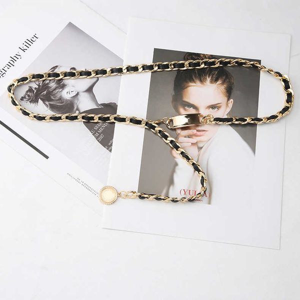 belts designer's new fashion retro metal waist chain dress jeans suits sweaters decorative for women cool tide g221010, Black;brown
belts designer's new fashion retro metal waist chain dress jeans suits sweaters decorative for women cool tide g221010, Black;brown