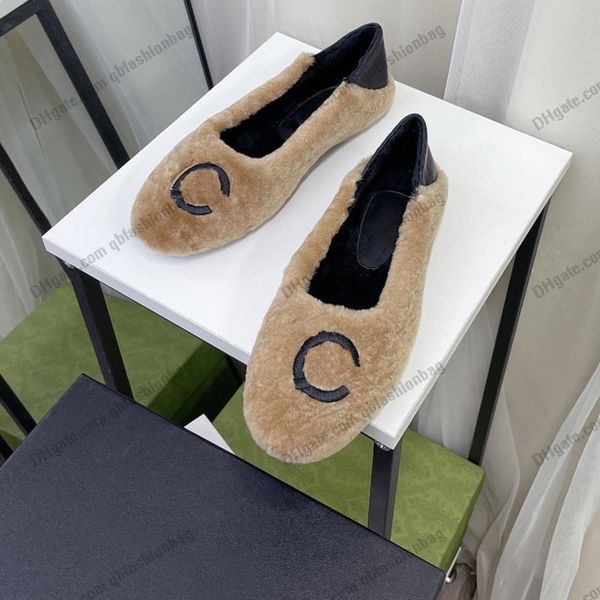 womens wool flat heels dress shoes loafers slip-on designer real leather winter warm sandals 22ss fashion black letter pumps and slingbacks
womens wool flat heels dress shoes loafers slip-on designer real leather winter warm sandals 22ss fashion black letter pumps and slingbacks