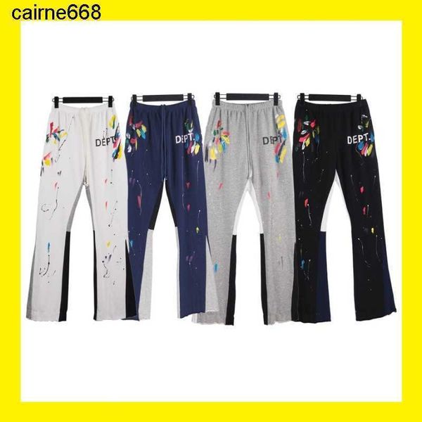 men's pants galery dept hand-painted speckle designer stitched drawstring pants men's women's street casual pants loose fashi, Black
men's pants galery dept hand-painted speckle designer stitched drawstring pants men's women's street casual pants loose fashi, Black