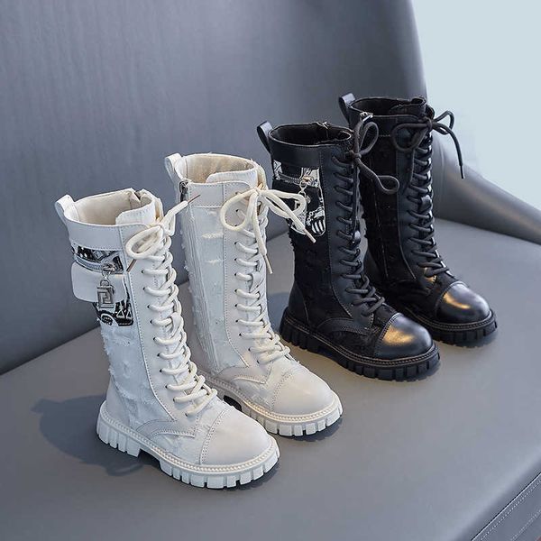 boots autumn girls fashion high children' chain waterproof flat heels kids soft sole princess leather shoes h150 l221011, Black;grey
boots autumn girls fashion high children' chain waterproof flat heels kids soft sole princess leather shoes h150 l221011, Black;grey
