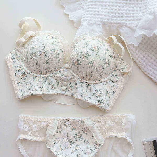 bras sets idyllic floral underwear adjustment type upper thin lower thick gather anti-sagging bra set female lingerie t220907, Red;black
bras sets idyllic floral underwear adjustment type upper thin lower thick gather anti-sagging bra set female lingerie t220907, Red;black