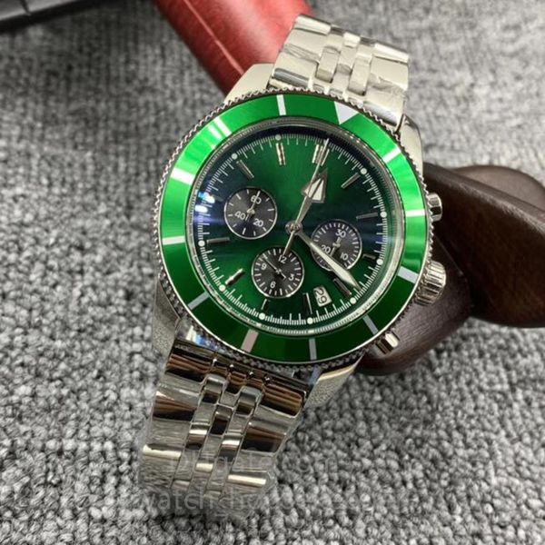 men's stainless steel watches 46mm sports waterproof sapphire glass sports watch, Slivery;brown
men's stainless steel watches 46mm sports waterproof sapphire glass sports watch, Slivery;brown