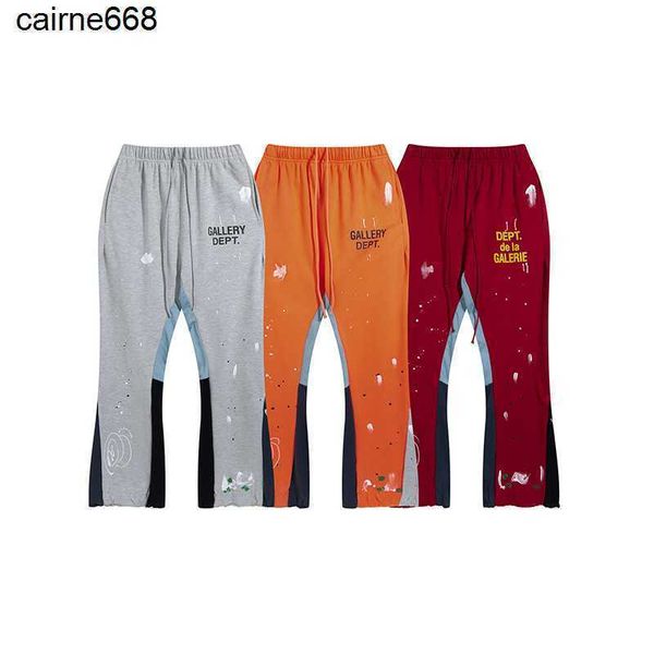 designer men's pants autumn new trend galery dept hand painted splash print men women's casual pants, Black
designer men's pants autumn new trend galery dept hand painted splash print men women's casual pants, Black