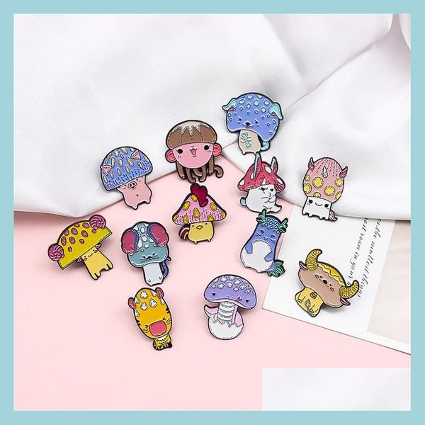 pins brooches customized animal mushroom head collar enamel pins cartoon cute badge trend boy girls clothing jewelry hard metal lap dhe9x, Gray
pins brooches customized animal mushroom head collar enamel pins cartoon cute badge trend boy girls clothing jewelry hard metal lap dhe9x, Gray