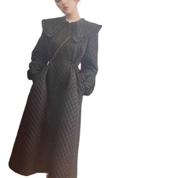 women's down parkas diamond-shaped temperament cotton-padded coat women's 2021 mid-length winter new simple thin and thick jacket, Black
women's down parkas diamond-shaped temperament cotton-padded coat women's 2021 mid-length winter new simple thin and thick jacket, Black