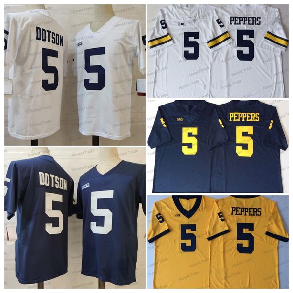 ncaa 5 dotson football jersey penn state blue michigan wolverines 5 jabrill peppers white navy college mens football jerseys, Black
ncaa 5 dotson football jersey penn state blue michigan wolverines 5 jabrill peppers white navy college mens football jerseys, Black