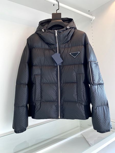 winter design new square pattern hooded down jacket luxury brand trend warm windproof down coats, Black
winter design new square pattern hooded down jacket luxury brand trend warm windproof down coats, Black
