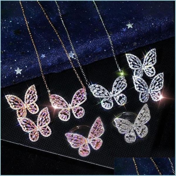 other jewelry sets butterfly choker pendant necklace sets cubic zircon earrings ring set bling cz vintage animal charm statement jew dhmzs, Silver
other jewelry sets butterfly choker pendant necklace sets cubic zircon earrings ring set bling cz vintage animal charm statement jew dhmzs, Silver