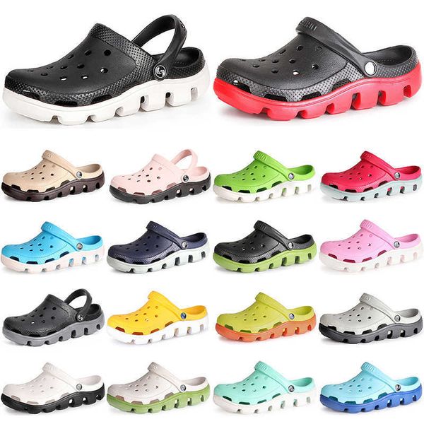 2022 waterproof summer hole shoes slippers women's soft-soled outer wear half-drag nurse sandals thick-soled men women contrasting colo, Black
2022 waterproof summer hole shoes slippers women's soft-soled outer wear half-drag nurse sandals thick-soled men women contrasting colo, Black
