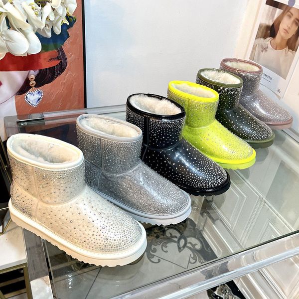 new popular womens winter snow boots dot diamond decoration highlights fashion sense anti ing and cold insulation famous designer short boot, Black
new popular womens winter snow boots dot diamond decoration highlights fashion sense anti ing and cold insulation famous designer short boot, Black