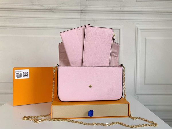 3 piece suit women messenger leather handbag evening bag original box flower luxurys designers pochette felicie shoulder bags
3 piece suit women messenger leather handbag evening bag original box flower luxurys designers pochette felicie shoulder bags