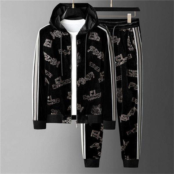 designers new mens tracksuits fashion brand men suit spring autumn men's two-piece sportswear casual style suits/010, Gray
designers new mens tracksuits fashion brand men suit spring autumn men's two-piece sportswear casual style suits/010, Gray