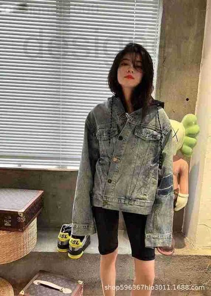 women's jackets designer autumn 2022 new hooded denim coat korean loose antique long sleeve 156151 ls5m, Black;brown
women's jackets designer autumn 2022 new hooded denim coat korean loose antique long sleeve 156151 ls5m, Black;brown