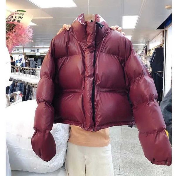 women's down parkas short padded jacket women 2022 winter new korean loose thicken stand collar cotton coat female fashion solid casual, Black
women's down parkas short padded jacket women 2022 winter new korean loose thicken stand collar cotton coat female fashion solid casual, Black