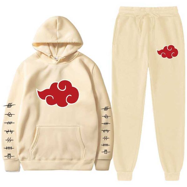 men's tracksuits pieces set hoodiespants akatsuki cloud symbols print tracksuit men women sweatshirt streetwear pullover sudaderas spor, Gray
men's tracksuits pieces set hoodiespants akatsuki cloud symbols print tracksuit men women sweatshirt streetwear pullover sudaderas spor, Gray