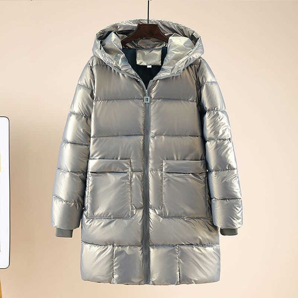 women's down parkas fashion parkas winter jacket womens 2021 new glossy cotton padded hooded coat casual female warm loose long snow ou, Black
women's down parkas fashion parkas winter jacket womens 2021 new glossy cotton padded hooded coat casual female warm loose long snow ou, Black