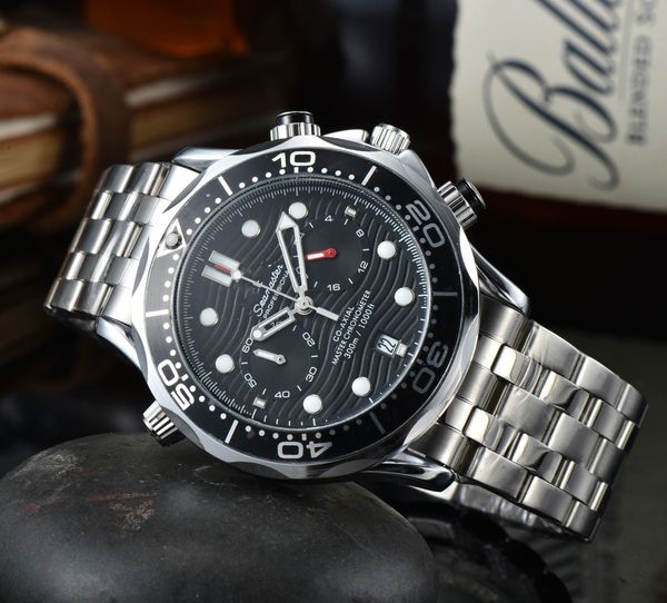 2022 Men's Stainless Steel 5-pin quartz Watch 24-hour calendar waterproof OM luxury watches om2
2022 Men's Stainless Steel 5-pin quartz Watch 24-hour calendar waterproof OM luxury watches om2
