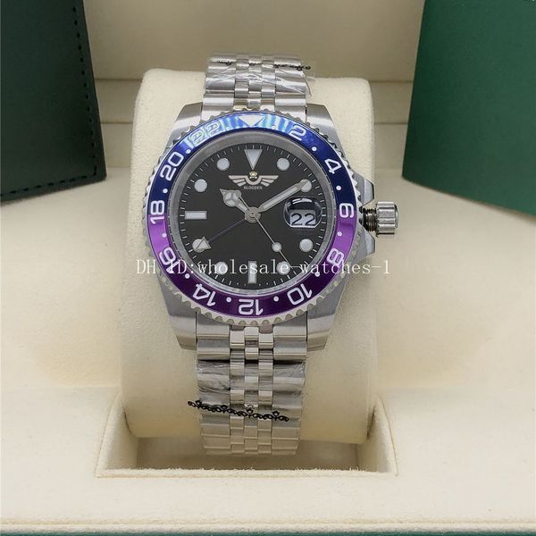 r7 watch 7 style ii 126710 black dial blue and purple ceramic bezel sapphire 40mm automatic date master men mens men's watches wristwat, Slivery;brown
r7 watch 7 style ii 126710 black dial blue and purple ceramic bezel sapphire 40mm automatic date master men mens men's watches wristwat, Slivery;brown