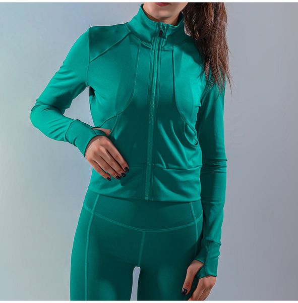 womens yoga jacket autumn and winter style zipper double pocket design long sleeves high elasticity quick dry outdoor running sportswear
womens yoga jacket autumn and winter style zipper double pocket design long sleeves high elasticity quick dry outdoor running sportswear