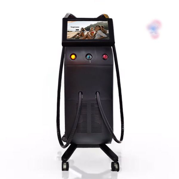 3 in 1 wavelength 808 755 1064nm diode laser hair removal machine with double laser handles, Black
3 in 1 wavelength 808 755 1064nm diode laser hair removal machine with double laser handles, Black