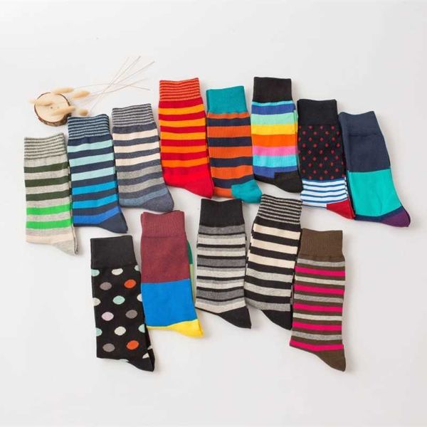 men's socks peonfly brand cotton men vintage male striped colorful summer refreshing wedding design t221011, Black
men's socks peonfly brand cotton men vintage male striped colorful summer refreshing wedding design t221011, Black
