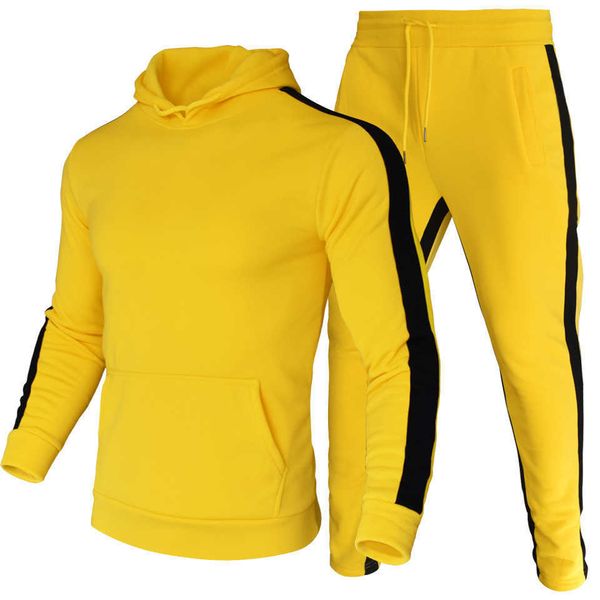men's tracksuits striped pants set fitness contrast hoodies sweatshirt and suit autumn winter casual hooded tracksuit g221011, Gray
men's tracksuits striped pants set fitness contrast hoodies sweatshirt and suit autumn winter casual hooded tracksuit g221011, Gray