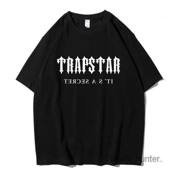 mens t-shirt trapstar designer short sleeve men wear summer fashion trendy brand t-shirt women's loose t-shirt bottomed shirt, White;black