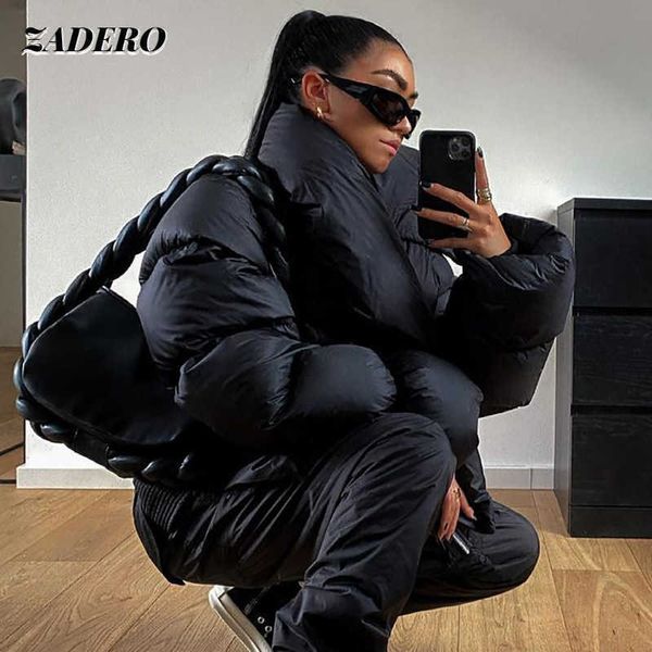 women's down parkas winter oversized black bubble coats women 2022 fashion zipper scarf collar puffer short jackets high street outwear
women's down parkas winter oversized black bubble coats women 2022 fashion zipper scarf collar puffer short jackets high street outwear