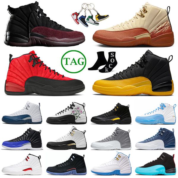 12 12s jumpman basketball shoes us 13 eastside golf playoffs sneakers sports men trainers floral flu game stealth hyper royal black burgundy, White;red
12 12s jumpman basketball shoes us 13 eastside golf playoffs sneakers sports men trainers floral flu game stealth hyper royal black burgundy, White;red