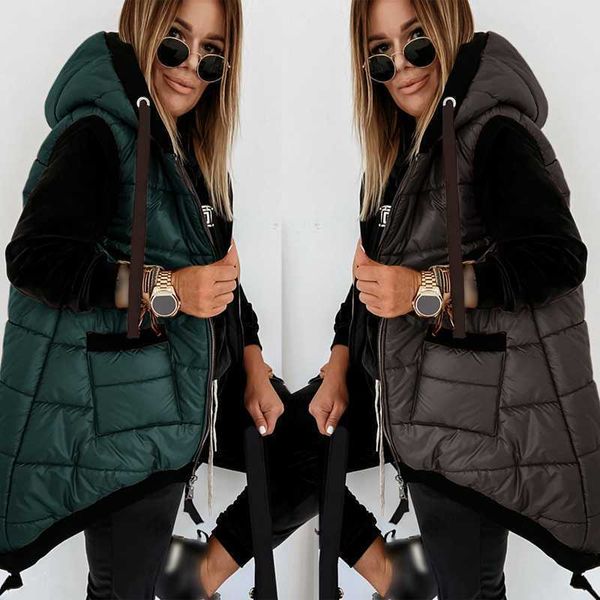 women's down parkas sleeveless puffer jacket women casuald quilted coats padded waistcoat autumn casual streetwear zip up fashion hoode, Black
women's down parkas sleeveless puffer jacket women casuald quilted coats padded waistcoat autumn casual streetwear zip up fashion hoode, Black