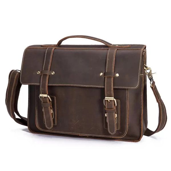 business leather men's bag head layer cowhide one-shoulder crossbody bag hand carry men's handbag horizontal style briefcase compu
business leather men's bag head layer cowhide one-shoulder crossbody bag hand carry men's handbag horizontal style briefcase compu