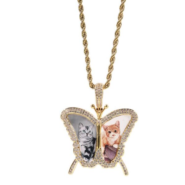 the bling king custom necklaces picture memory medallions butterfly shape pendant engrave name hiphop jewlery personalized men women gifts, Silver
the bling king custom necklaces picture memory medallions butterfly shape pendant engrave name hiphop jewlery personalized men women gifts, Silver