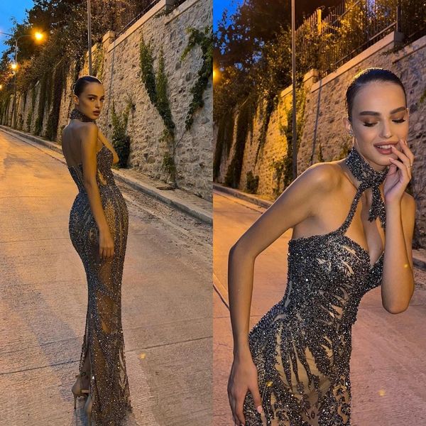 luxurious halter mermaid prom dresses backless crystal sequins party dresses beading lace custom made evening dress, Black;red
luxurious halter mermaid prom dresses backless crystal sequins party dresses beading lace custom made evening dress, Black;red