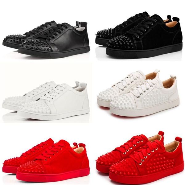 red-bottoms shoes christians low cut spiked men shoes women sneakers with box luxurys designers casual shoe genuine leath mp qsz, Black
red-bottoms shoes christians low cut spiked men shoes women sneakers with box luxurys designers casual shoe genuine leath mp qsz, Black