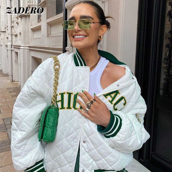 women's down parkas fashion print varsity jackets women white baseball bomber coat 2021 autumn winter oversized patchwork casual y2k gr, Black
women's down parkas fashion print varsity jackets women white baseball bomber coat 2021 autumn winter oversized patchwork casual y2k gr, Black